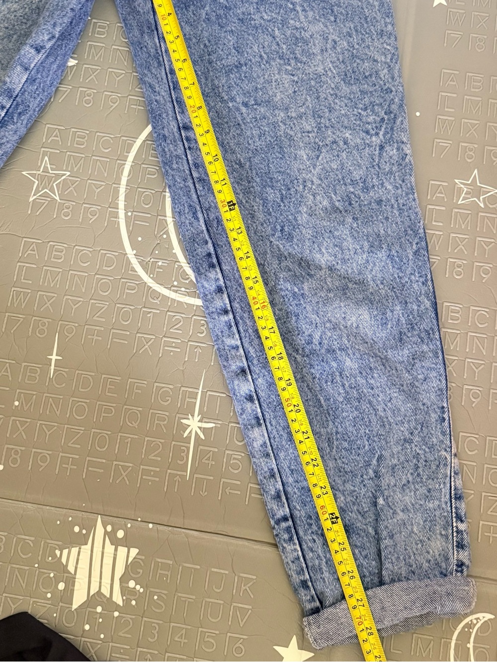 Vintage 80s Sasson High Rise Acid Wash Mom Jeans | Made in USA | Tapered Denim - Picture 7 of 7